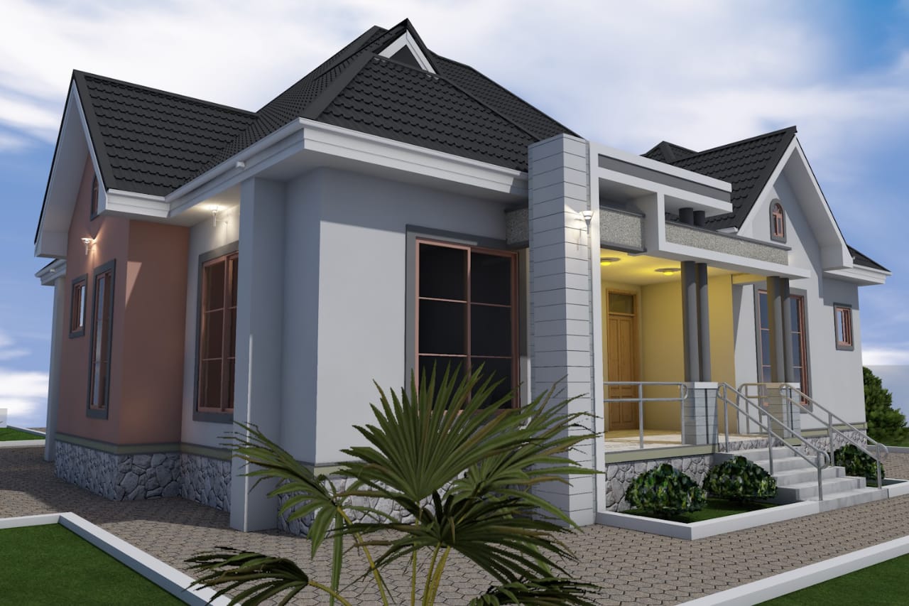 Entrance Porch Detail & Architectural Pillars