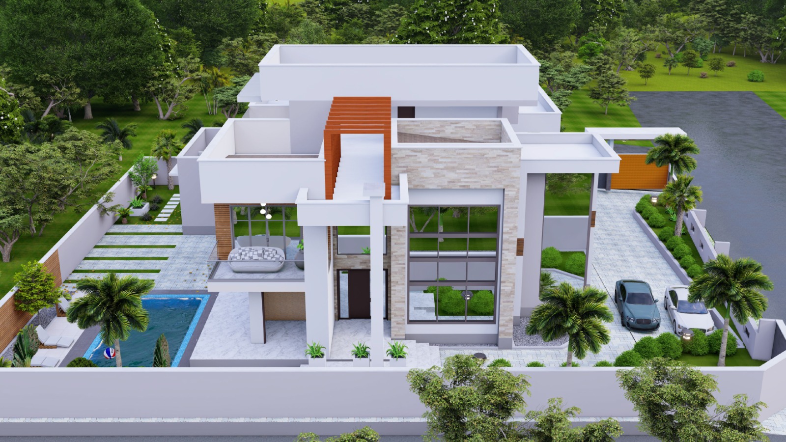 Poolside Deck